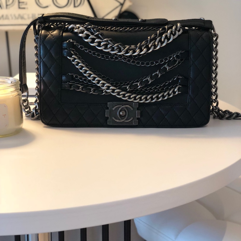 Chanel Boy Enchained Medium Calfskin Cross Body